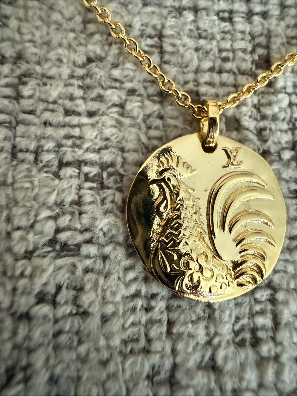 Louis Vuitton Louis in the sky zodiac pendant necklace